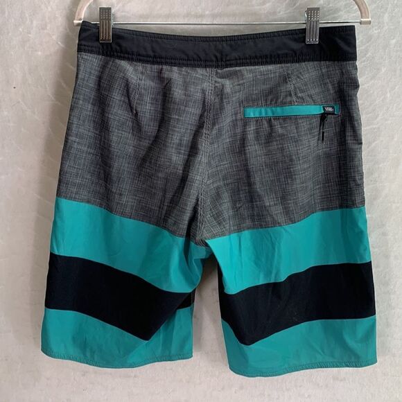 Mens VANS color block board shorts swimming trunks size 28 - Picture 2 of 6